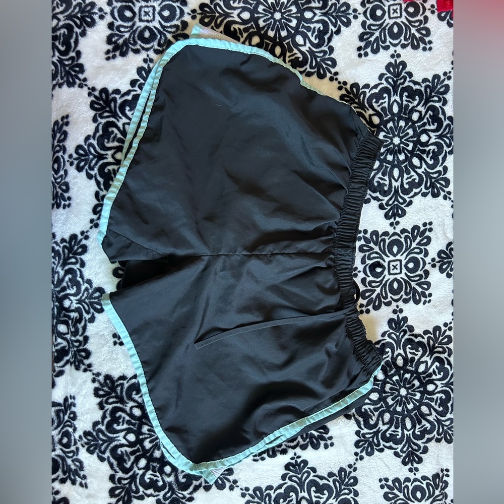 Black and baby blue running shorts 🩵🖤